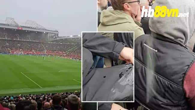 Man Utd supporters call Old Trafford a 'disgrace' after footage of the roof leaking emerges - Bóng Đá