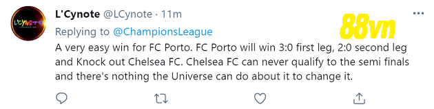 Chelsea đấu Porto, fan dự đoán thế nào? - Bóng Đá