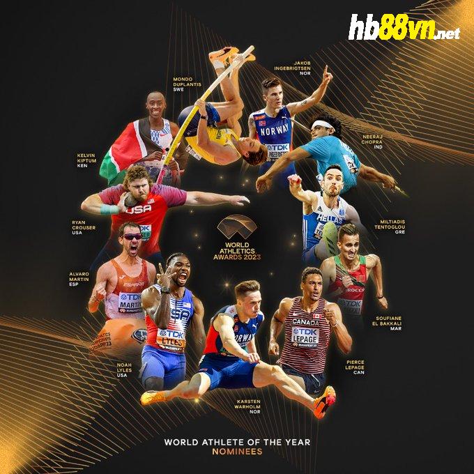 11 đề cử VĐV điền kinh hay nhất năm 2023 của World Athletics. Ảnh: World Athletics