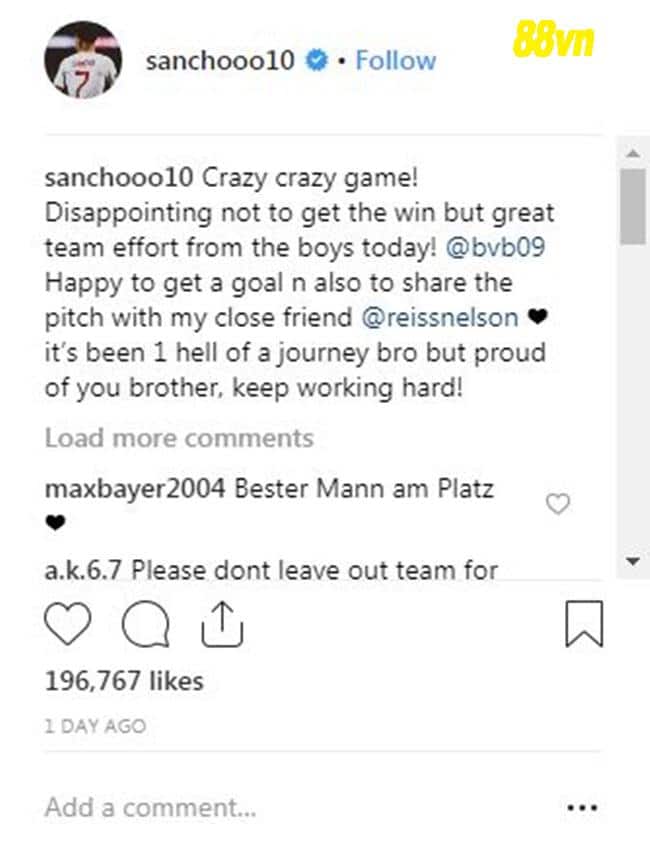 Sancho gửi thông điệp đến sao mai của Arsenal - Bóng Đá