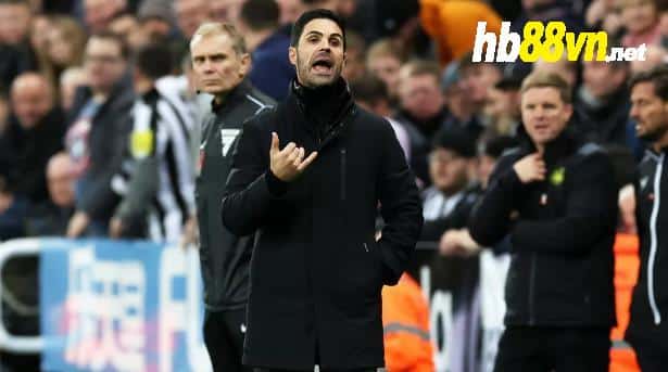 MIKEL ARTETA RAGES AT ANTHONY GORDON GOAL IN ARSENAL LOSS TO NEWCASTLE - 